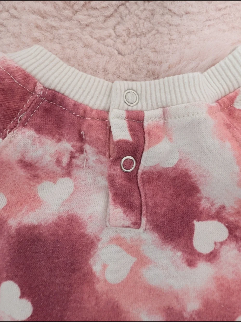 Grayson Mini Baby Girls Pink Heart Set 12m